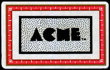 Acme™ Playing Card Back Design